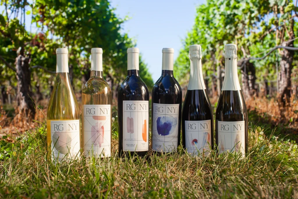 The RGNY portfolio of wines produced on Long Island.