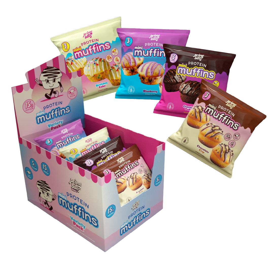 Protein mini muffins — one of the brand's fastest-growing retail lines.