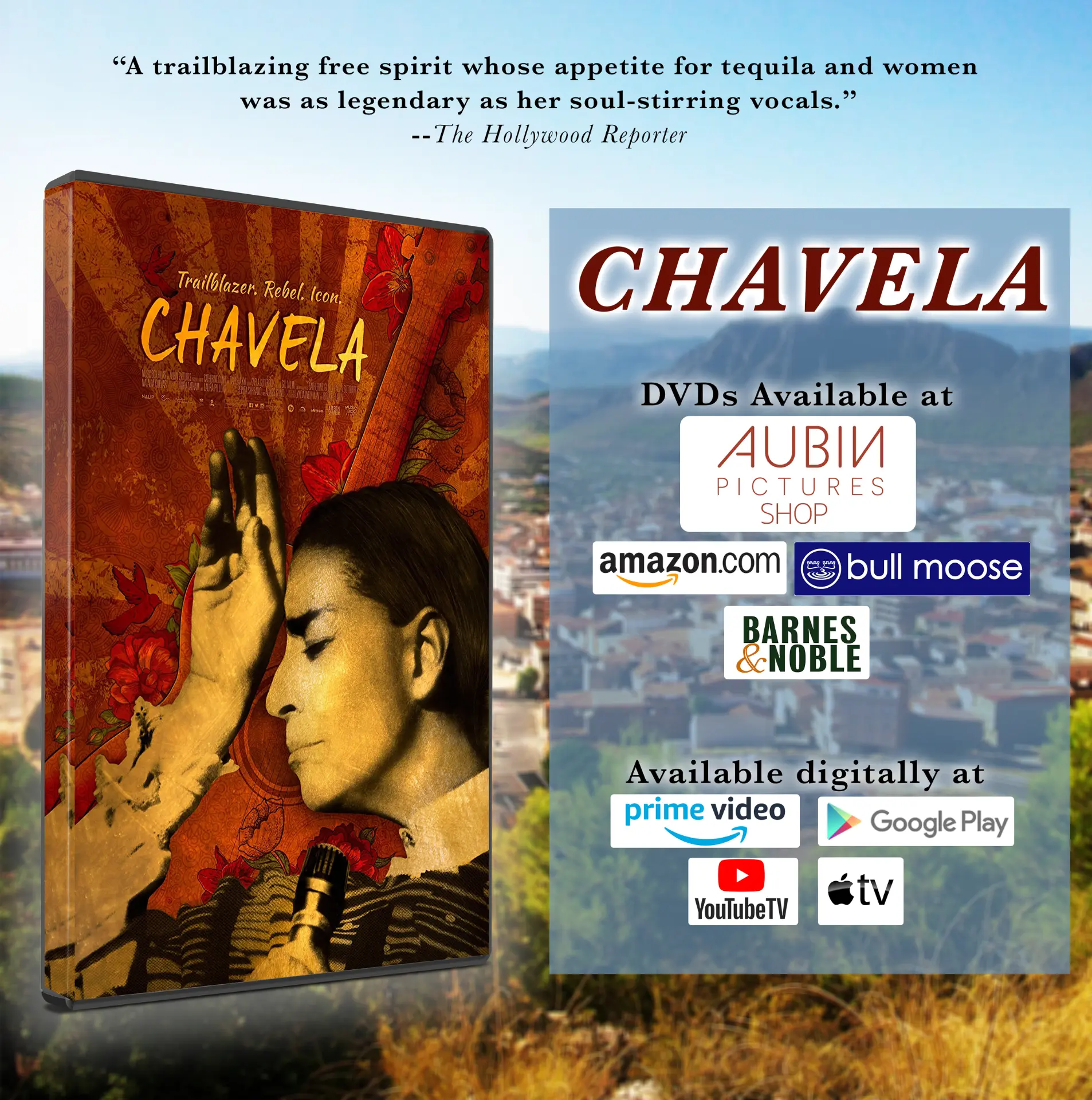 Chavela — promotional artwork for the documentary's DVD and digital release.